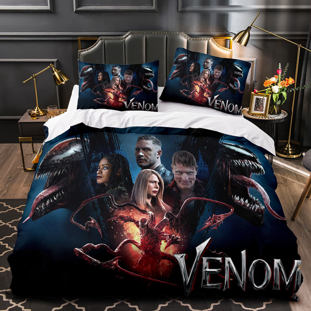 Venom Let There Be Carnage Bedding Set Quilt Duvet Covers Bed Sets (Online Order Only)
