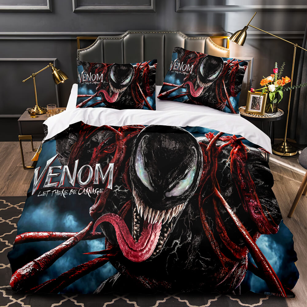 Venom Let There Be Carnage Bedding Set Quilt Duvet Covers Bed Sets (Online Order Only)
