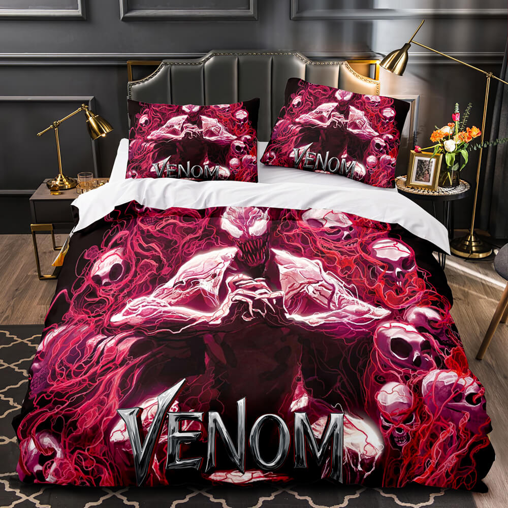 Venom Let There Be Carnage Bedding Set Quilt Duvet Covers Bed Sets (Online Order Only)