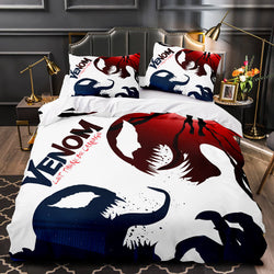 Venom Let There Be Carnage Cosplay Bedding Set Duvet Covers Bed Sets (Online Order Only)