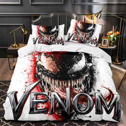Venom Let There Be Carnage Cosplay Bedding Set Duvet Covers Bed Sets (Online Order Only)