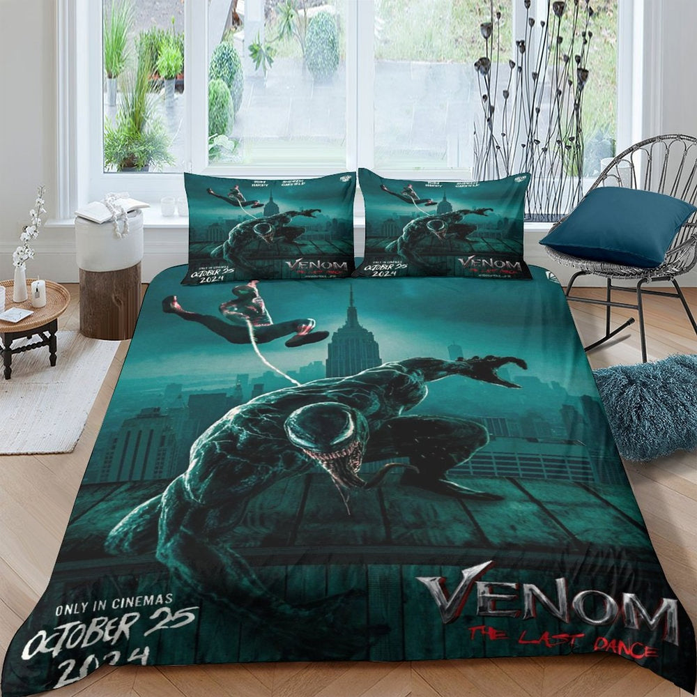 Venom The Last Dance Bedding Set Pattern Quilt Cover Without Filler (Online Order Only)