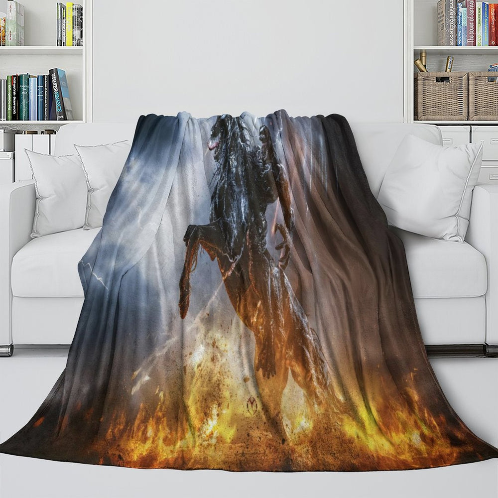Venom The Last Dance Blanket Flannel Fleece Throw Room Decoration (Online Order Only)