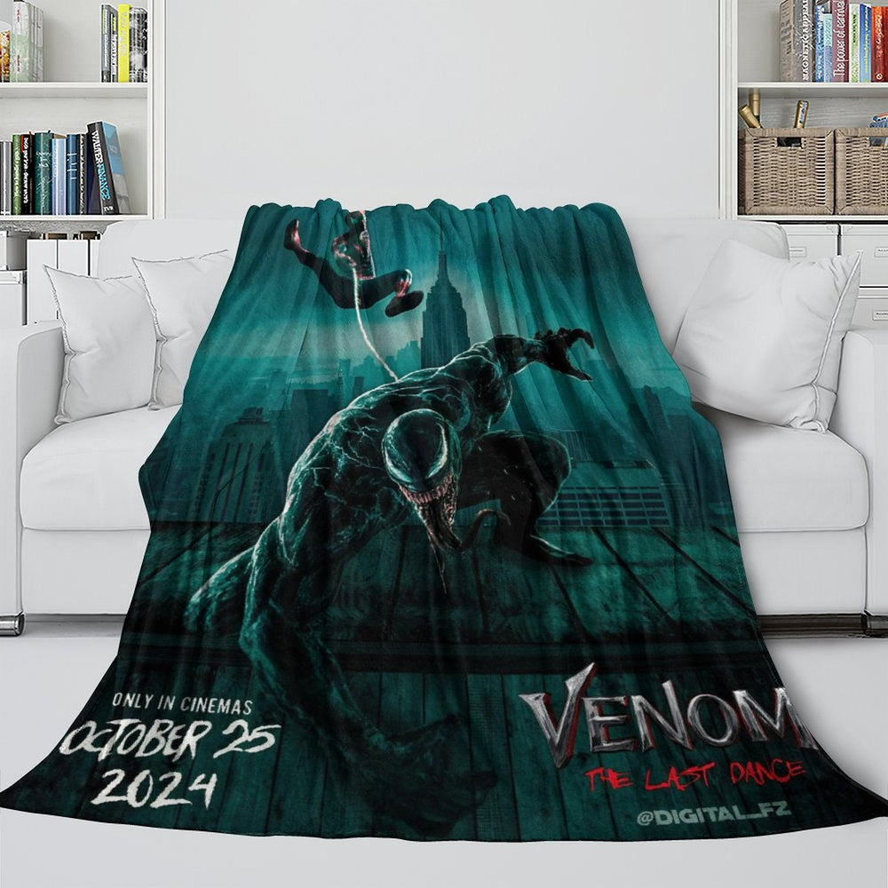 Venom The Last Dance Blanket Flannel Fleece Throw Room Decoration (Online Order Only)