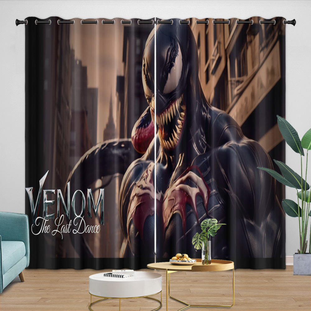Venom The Last Dance Curtains Blackout Window Drapes Room Decoration (Online Order Only)