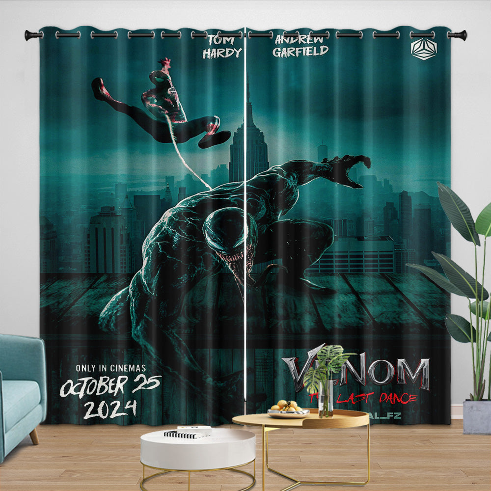 Venom The Last Dance Curtains Blackout Window Drapes Room Decoration (Online Order Only)