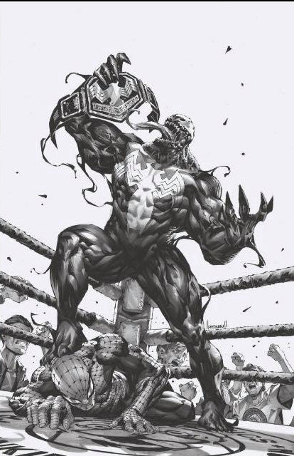 Venom #28 Kael Ngu Wrestling Belt Spider-Man Sketch Variant (09/23/2020) Marvel (ONLINE ORDER ONLY)