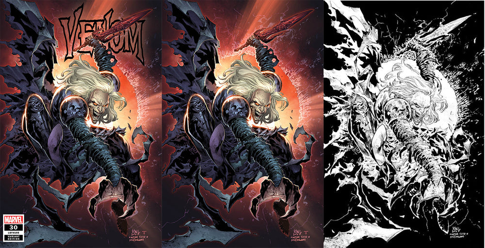 Venom #30 Ken Lashley Knull Amazing Spider-Man 300 Homage (11/18/2020) Marvel (ONLINE ORDER ONLY)