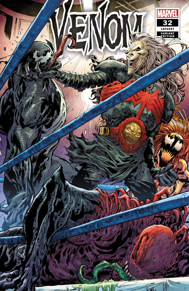 Venom #32 Ken Lashley Knull Wrestling Variant KIB (01/06/2021) Marvel Trad + Virgin Set (ONLINE ORDER ONLY)