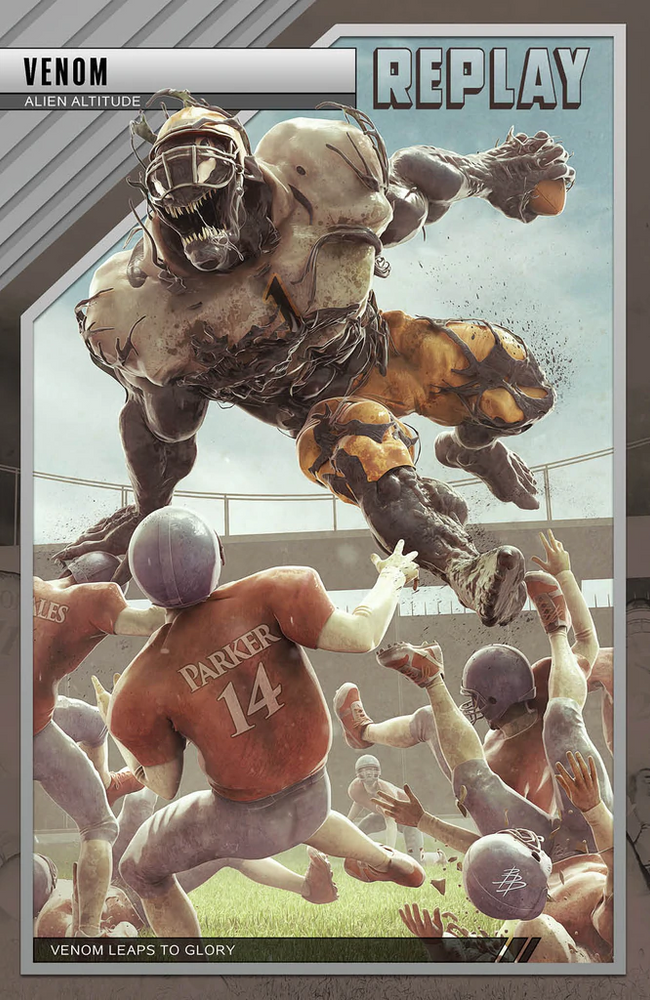 Venom #5 Bjorn Barends Football Variant (02/09/2022) Marvel (ONLINE ORDER ONLY)
