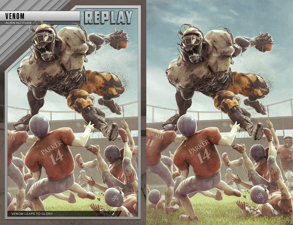 Venom #5 Bjorn Barends Football Variant (02/09/2022) Marvel (ONLINE ORDER ONLY)