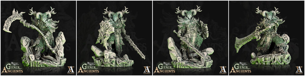 3D Printed Archvillain Games Nature's Wrath Genir Ancients - Verdant Ancient 28mm 32mm D&D (Online Only)