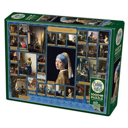 Vermeer Collage 1000 Piece Jigsaw Puzzle Cobble Hill