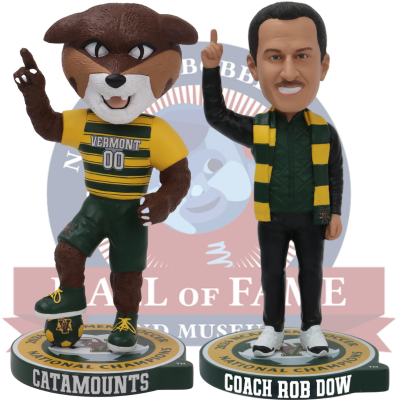 Vermont Catamounts 2024 NCAA Men's Soccer National Champions Bobblehead Set (Presale) (ONLINE ORDER ONLY)
