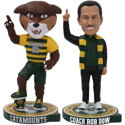 Vermont Catamounts 2024 NCAA Men's Soccer National Champions Bobblehead Set (Presale) (ONLINE ORDER ONLY)