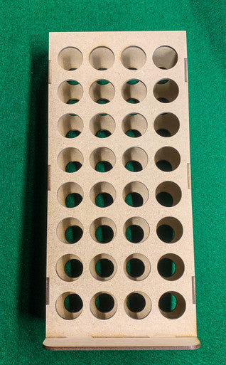 Vertical Paint Rack, Half - 26mm, For Vallejo and Army Painter Style Dropper Bottles (Online Order Only) (Online Order Only)