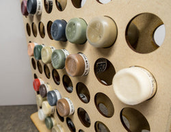 Vertical Paint Rack - 26mm, For Vallejo and Army Painter Style Dropper Bottles (Online Order Only) (Online Order Only)