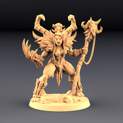 3D Printed Artisan Guild Vesdra the Shaman Orc Barbarians Set  28mm 32mm (Online Only)