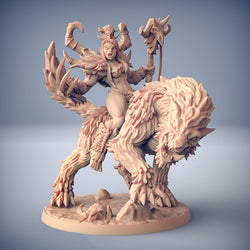 3D Printed Artisan Guild Vesdra on Gorefang (Worg) Orc Barbarians Set  28mm 32mm (Online Only)