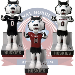 Victor E. Huskie Northern Illinois Huskies Fight Song Mascot Bobbleheads (ONLINE ORDER ONLY)