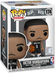NBA San Antonio Spurs Victor Wembanyama Funko Pop! Vinyl Figure #174 with Funko Protector (Online Order Only)