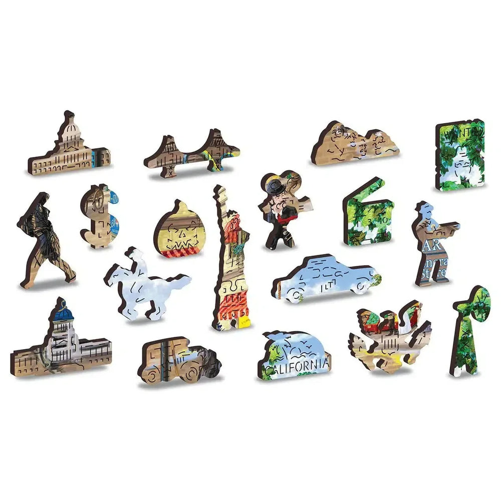 Victorian Street 200 Piece Wood Jigsaw Puzzle Wooden City (ONLINE ORDER ONLY)