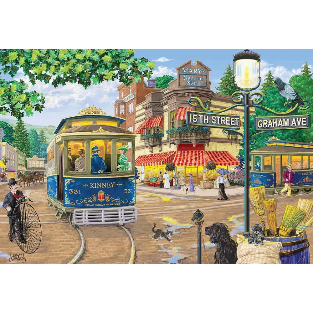 Victorian Street 400 Piece Wood Jigsaw Puzzle Wooden City (ONLINE ORDER ONLY)