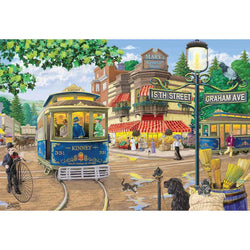 Victorian Street 400 Piece Wood Jigsaw Puzzle Wooden City (ONLINE ORDER ONLY)