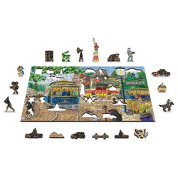 Victorian Street 400 Piece Wood Jigsaw Puzzle Wooden City (ONLINE ORDER ONLY)