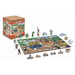 Victorian Street 400 Piece Wood Jigsaw Puzzle Wooden City (ONLINE ORDER ONLY)