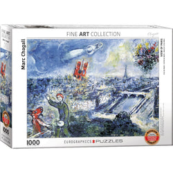 View of Paris 1000 Piece Jigsaw Puzzle Eurographics