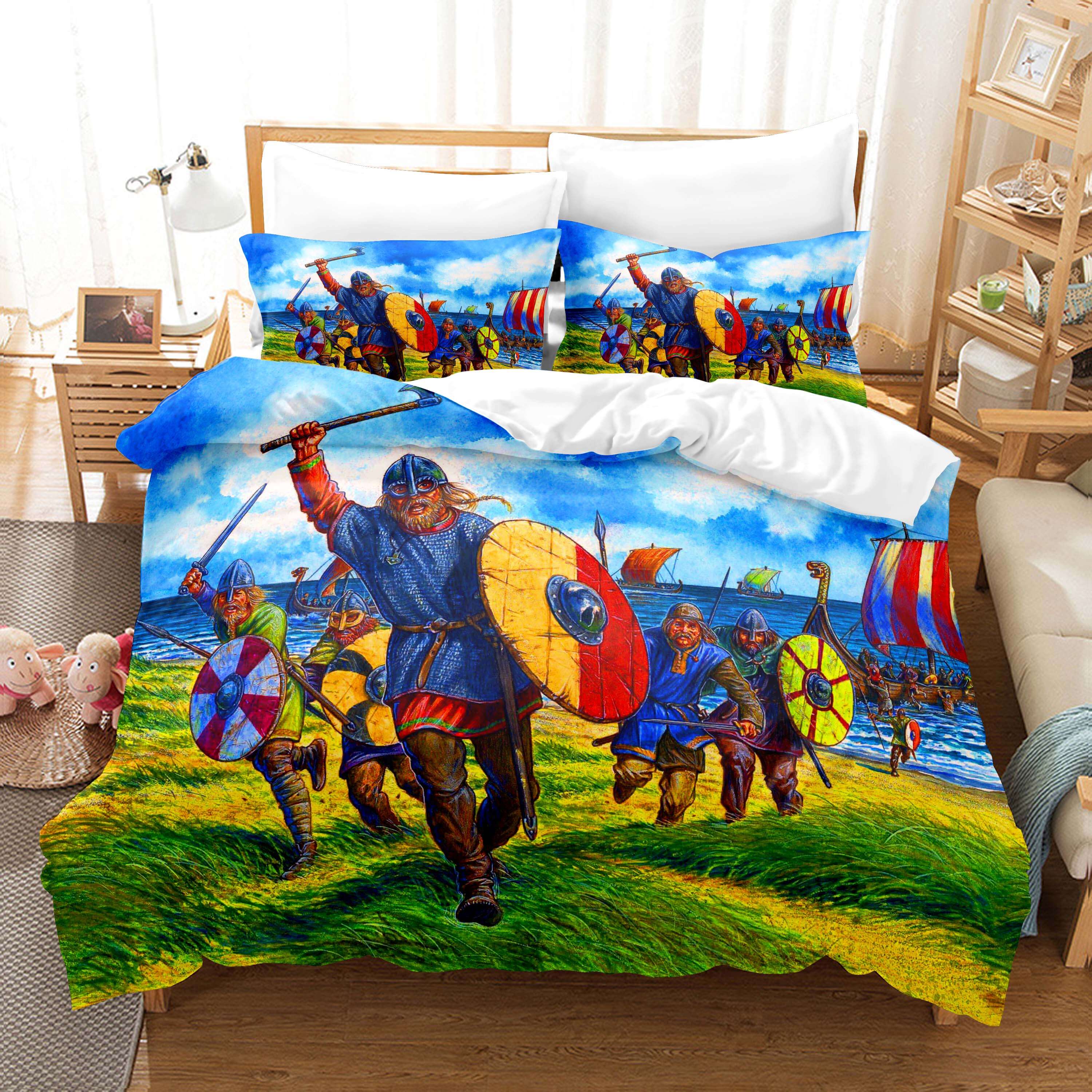 Viking Cosplay Bedding Set Quilt Cover Without Filler (Online Order Only)
