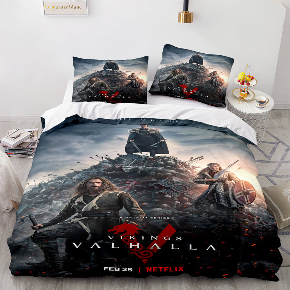 Vikings Valhalla Rising Bedding Set Quilt Duvet Cover Bed Sets (Online Order Only)