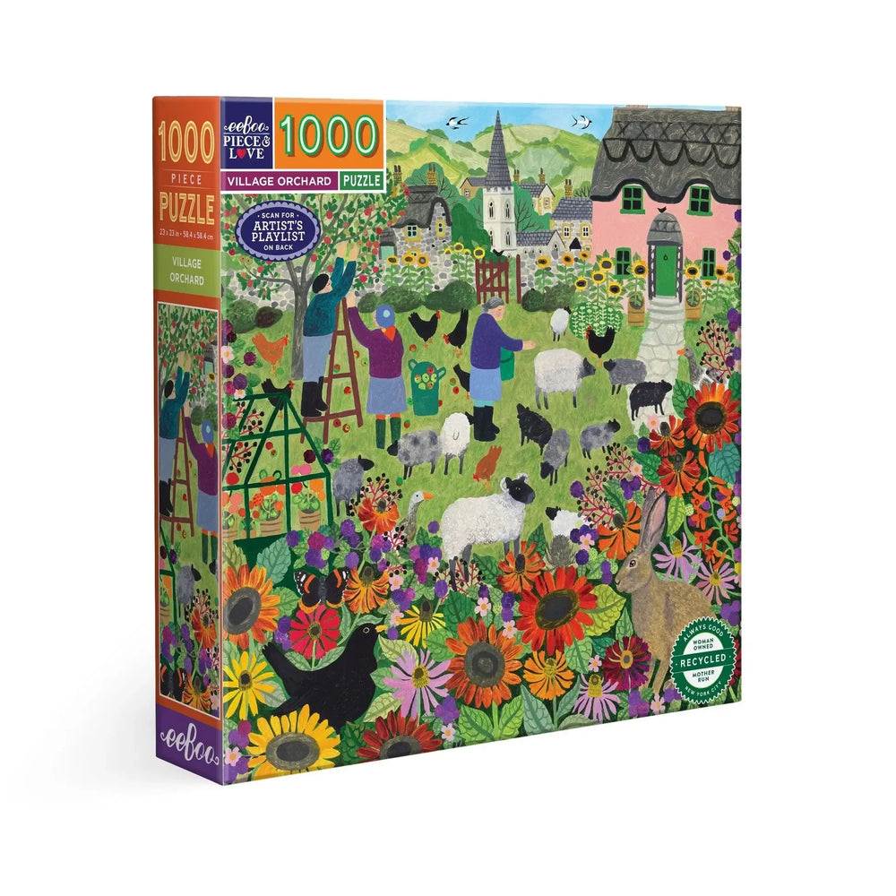 Village Orchard 1000 Piece Jigsaw Puzzle eeBoo (ONLINE ORDER ONLY)