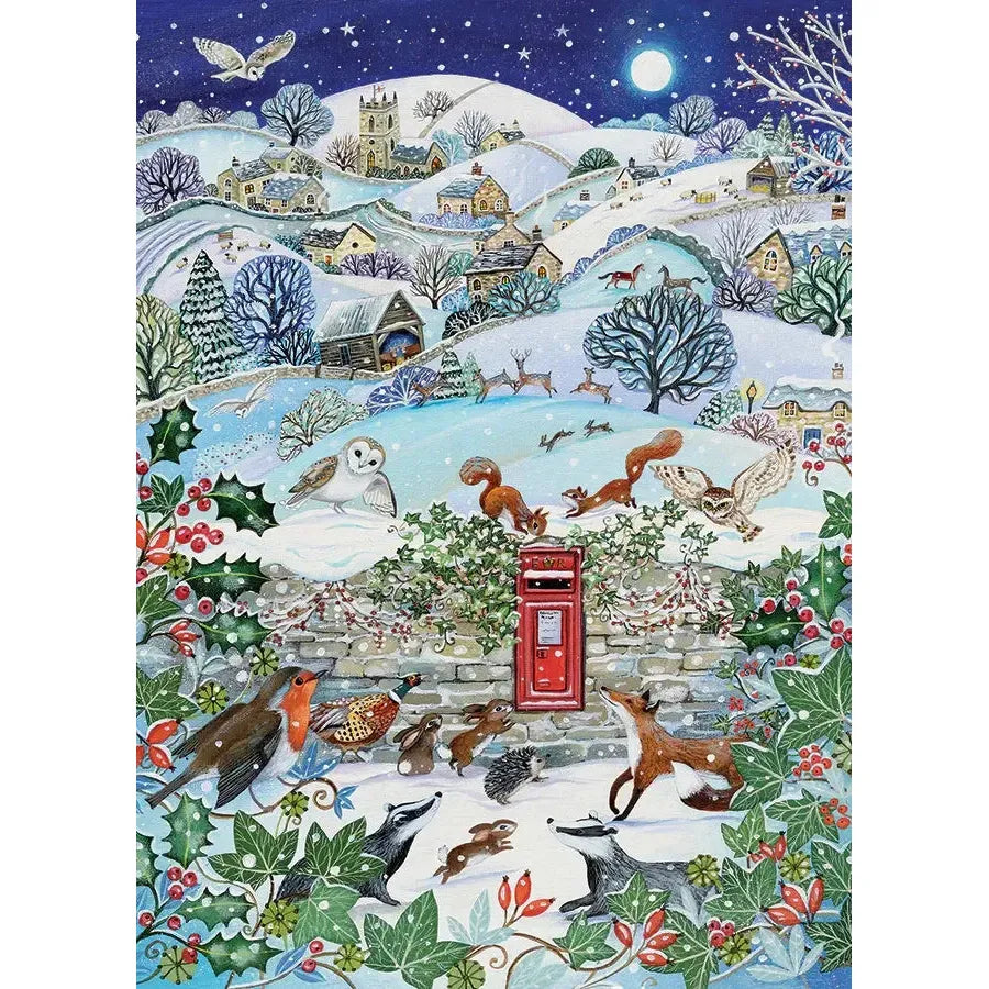 Village on a Winter Night 1000 Piece Jigsaw Puzzle Cobble Hill (ONLINE ORDER ONLY)