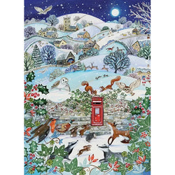 Village on a Winter Night 1000 Piece Jigsaw Puzzle Cobble Hill (ONLINE ORDER ONLY)