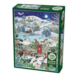 Village on a Winter Night 1000 Piece Jigsaw Puzzle Cobble Hill (ONLINE ORDER ONLY)