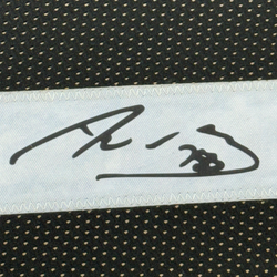 Framed Facsimile Autographed Alejandro Villanueva 35x39 Pittsburgh Black Reprint Laser Auto Football Jersey (ONLINE ORDER ONLY)
