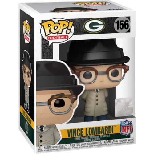 Vince Lombardi (Packers)  Pop! Vinyl Figure #156 (Online Order Only)