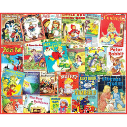Vintage Fairy Tales 1000 Piece Jigsaw Puzzle White Mountain (ONLINE ORDER ONLY)