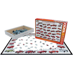 Vintage Fire Engines 1000 Piece Jigsaw Puzzle Eurographics (ONLINE ORDER ONLY)