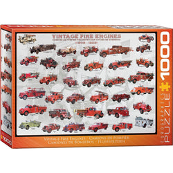 Vintage Fire Engines 1000 Piece Jigsaw Puzzle Eurographics (ONLINE ORDER ONLY)