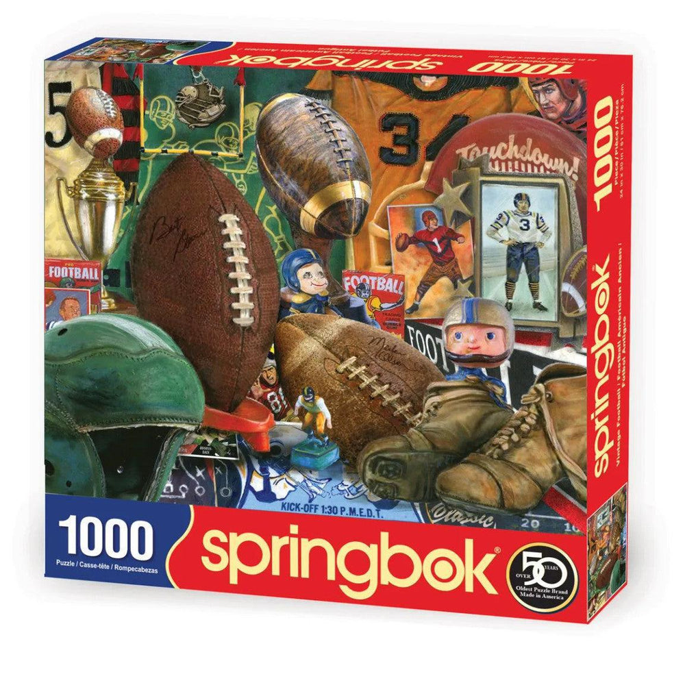Vintage Football 1000 Piece Jigsaw Puzzle Springbok (ONLINE ORDER ONLY)