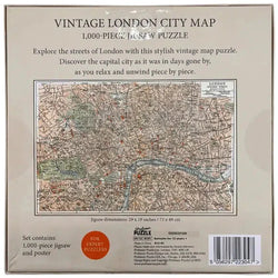 Vintage London City Map 1000 Piece Jigsaw Puzzle Professor Puzzle (ONLINE ORDER ONLY)