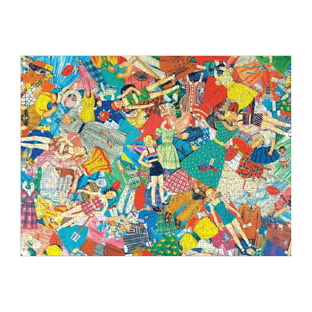 Vintage Paper Dolls 1000 Piece Jigsaw Puzzle Galison (ONLINE ORDER ONLY)