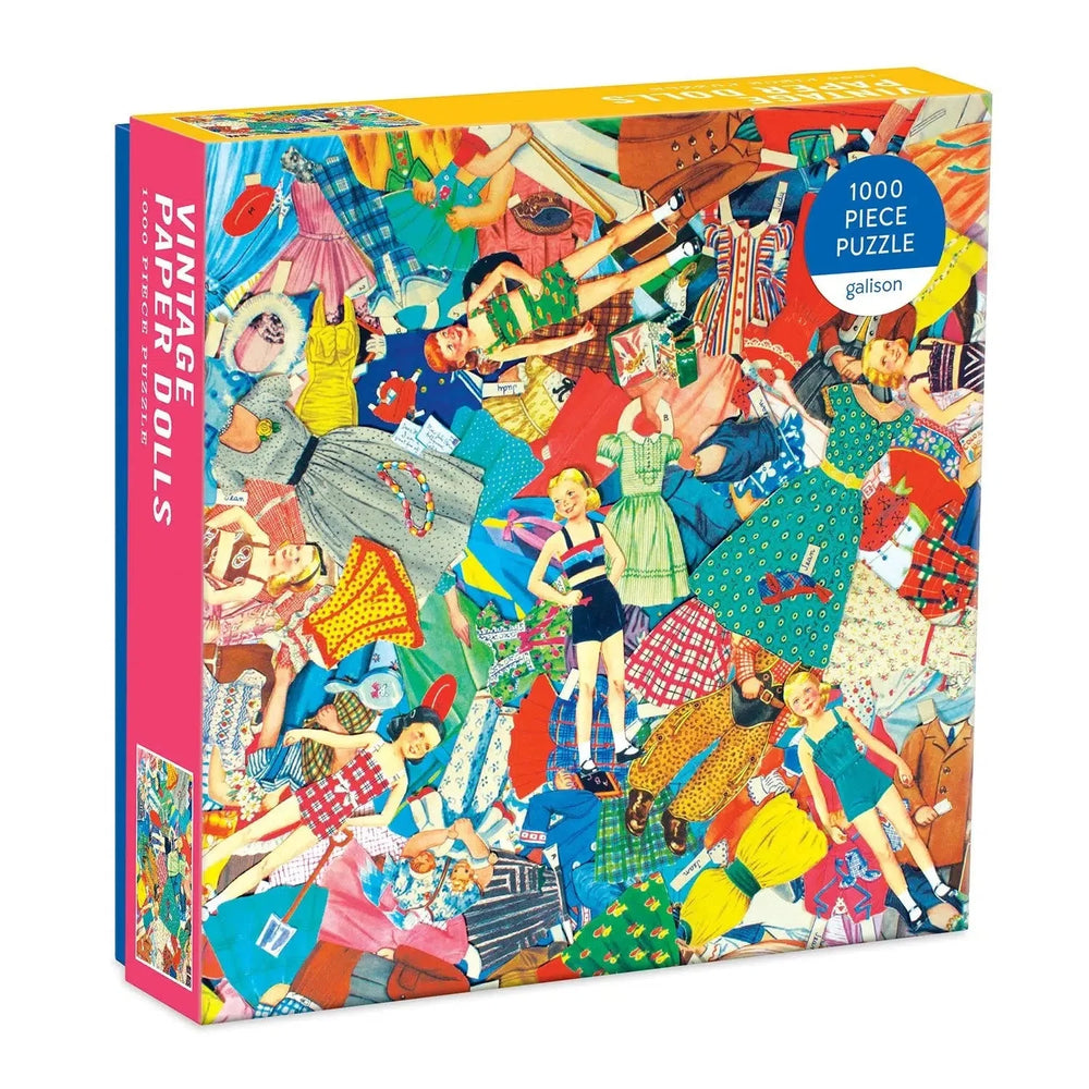 Vintage Paper Dolls 1000 Piece Jigsaw Puzzle Galison (ONLINE ORDER ONLY)