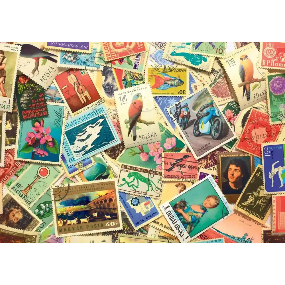 Vintage Postage Stamps 1000 Piece Jigsaw Puzzle Trefl (ONLINE ORDER ONLY)