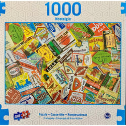 Vintage Soda Labels Nostalgia 1000 Piece Jigsaw Puzzle Sure Lox (ONLINE ORDER ONLY)