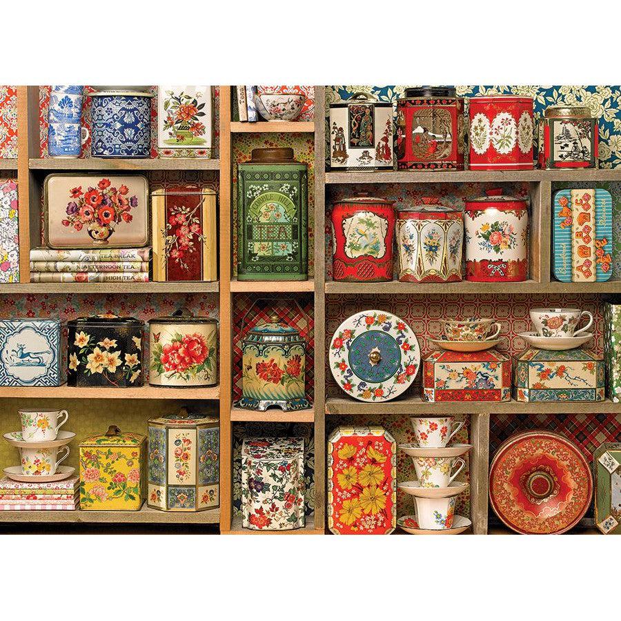 Vintage Tins 1000 Piece Jigsaw Puzzle Cobble Hill (ONLINE ORDER ONLY)