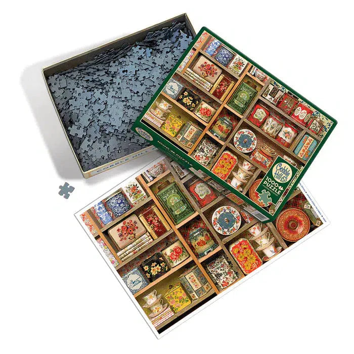 Vintage Tins 1000 Piece Jigsaw Puzzle Cobble Hill (ONLINE ORDER ONLY)